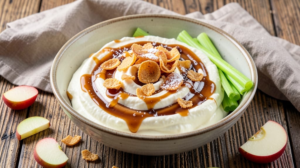 Caramel Apple Dip Recipe With Skor Bits: No-Bake Celery Crunch Bliss