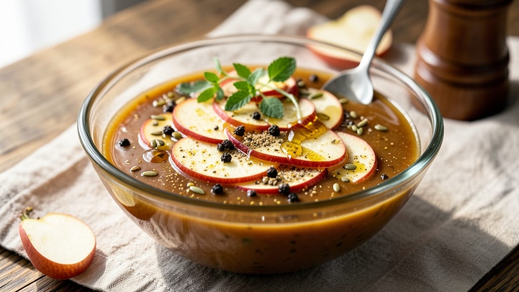 Chick Fil a Zesty Apple Cider Vinaigrette Dressing Recipe: Celery-Pepper Crunch Meets Tangy Sweetness