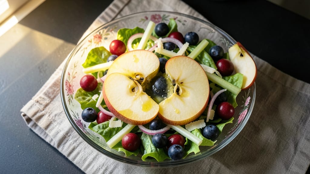 Apple Blueberry Salad Recipe: Crisp Celery and Sweet Fruit Harmony