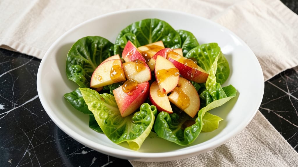 Apple Romaine Salad Recipe: Crispy Greens With Sweet Apple Bite