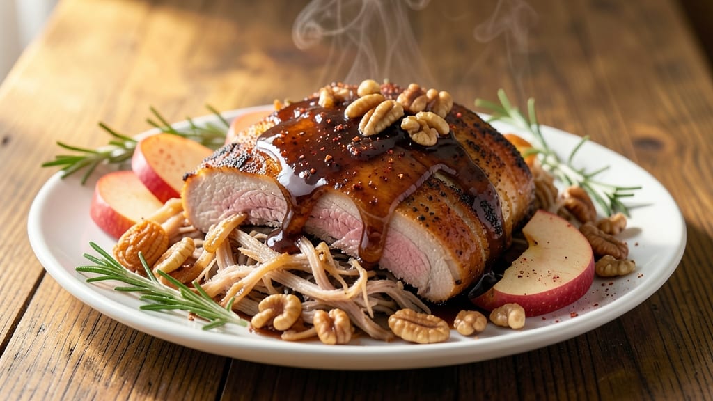 Apple Bourbon Pulled Pork Recipe: Slow-Simmered Spice with Celery Crunch Twist