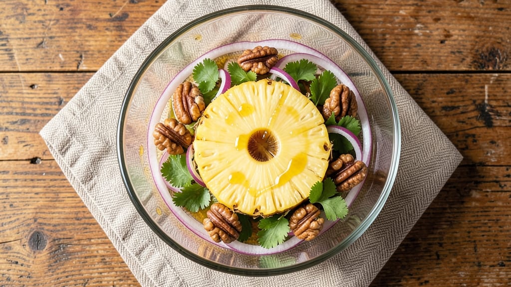 Lamberts Pineapple Walnut Salad Recipe: Tropical Crunch With Nutty Sweetness