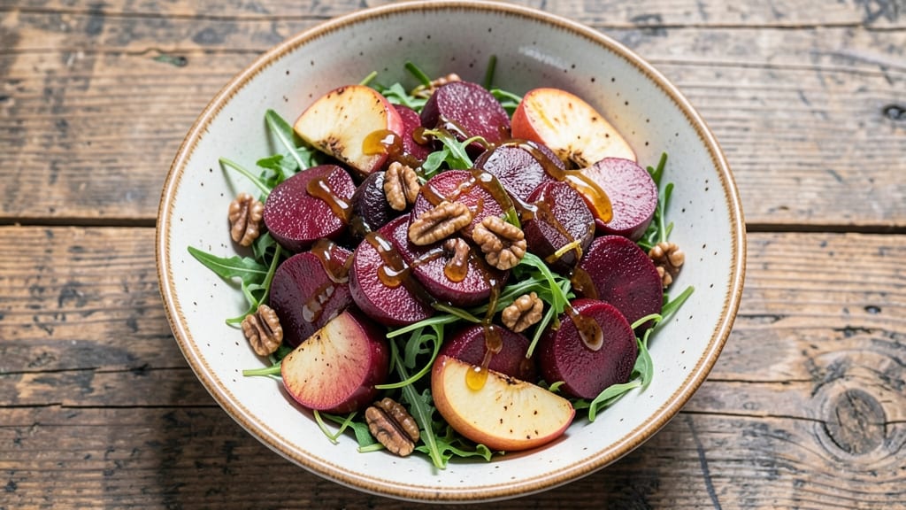 Roasted Beet and Apple Salad Recipe: Earthy Sweetness With Crispy Edges