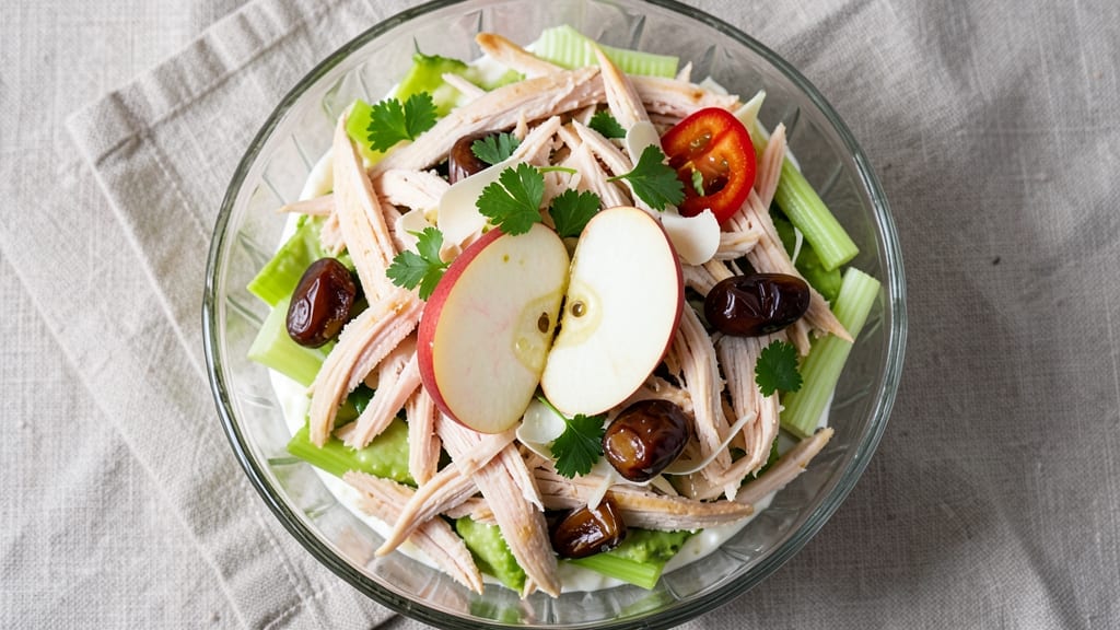 Apple Date Chicken Salad Recipe: Sweet-Tart Bites With Celery-Pepper Crunch