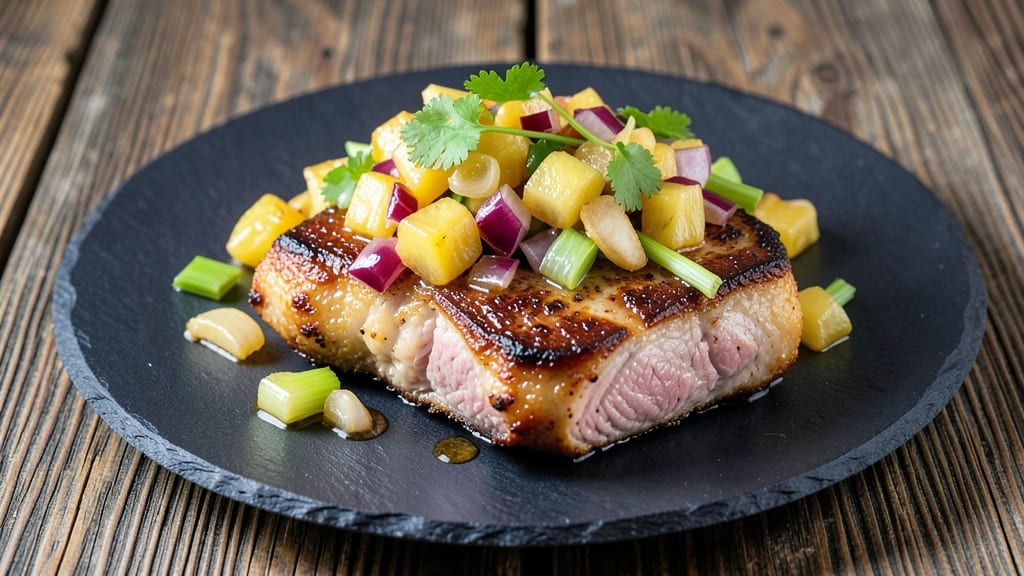 Pineapple Chutney Recipe for Pork: Caramelized Sweetness With Celery Crunch Contrast