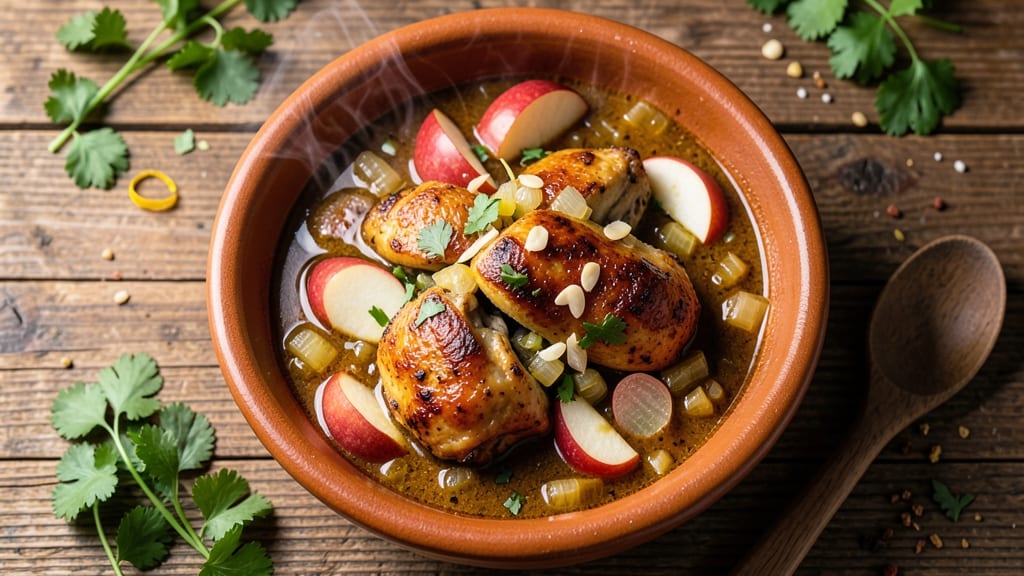 Chicken Apple Curry Recipe: Spiced Simmer with Celery-Crusted Crunch